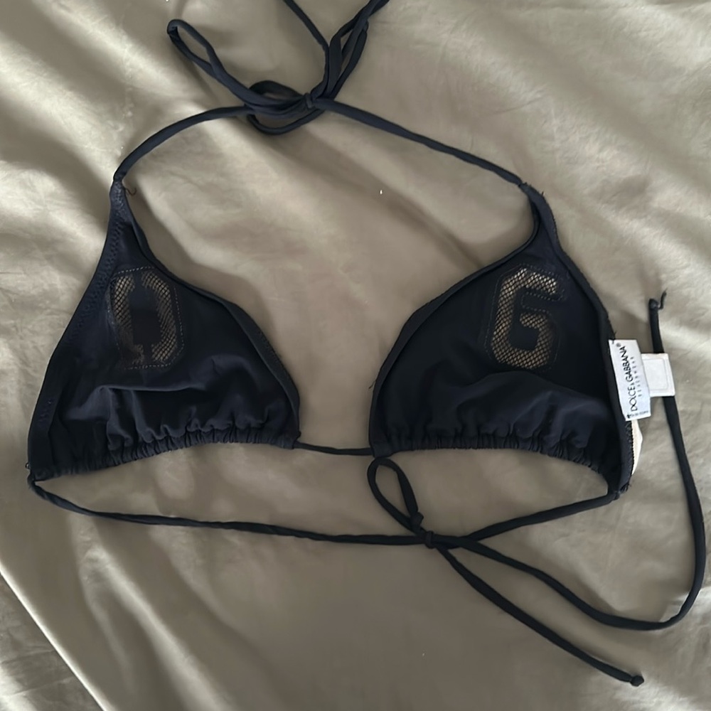 Dolce and Gabbana string bikini top